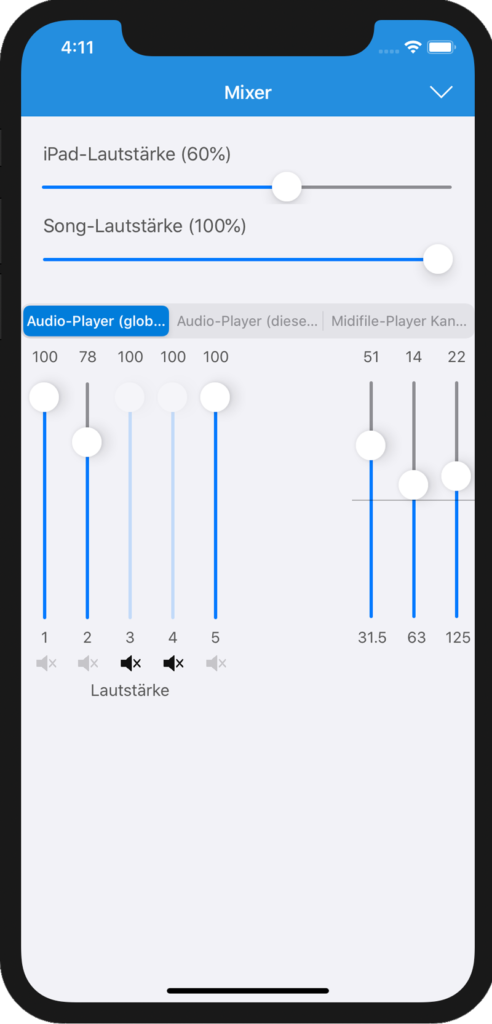 SongBookplus_v4_iPhone_Song_mit_Mixer_Equalizer